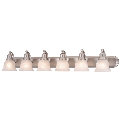 Lasalle Brushed Nickel Bathroom Light by Vaxcel Lighting