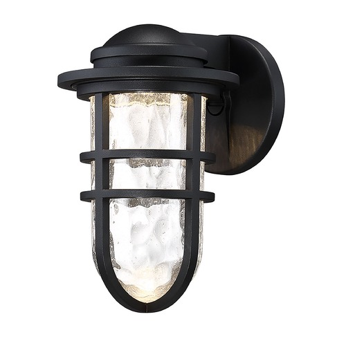 WAC Lighting Steampunk Black LED Outdoor Wall Light by WAC Lighting WS-W24509-BK