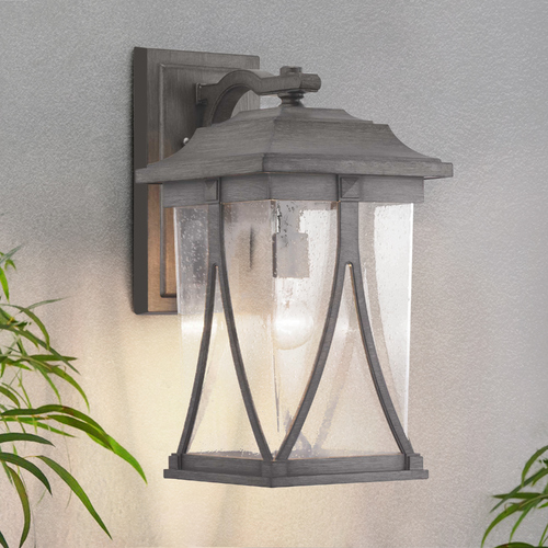 Progress Lighting Abbott Large Antique Pewter Outdoor Wall Light by Progress Lighting P560115-103