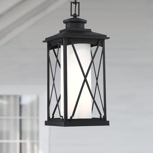 Lansdale Black Outdoor Hanging Light by Minka Lavery