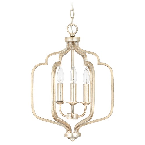 Ophelia 14.25-Inch Lantern in Winter Gold by Capital Lighting