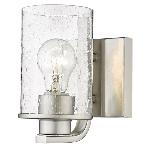 Z-Lite Beckett Brushed Nickel Sconce by Z-Lite 492-1S-BN