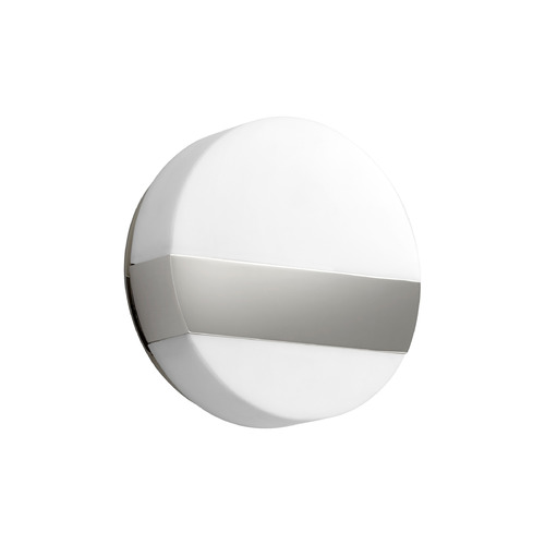 Aurora 6-Inch LED Wall Sconce in Polished Nickel by Oxygen Lighting