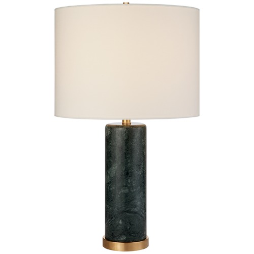 Visual Comfort Signature Collection Aerin Cliff Table Lamp in Green Marble by Visual Comfort Signature ARN3004GRML
