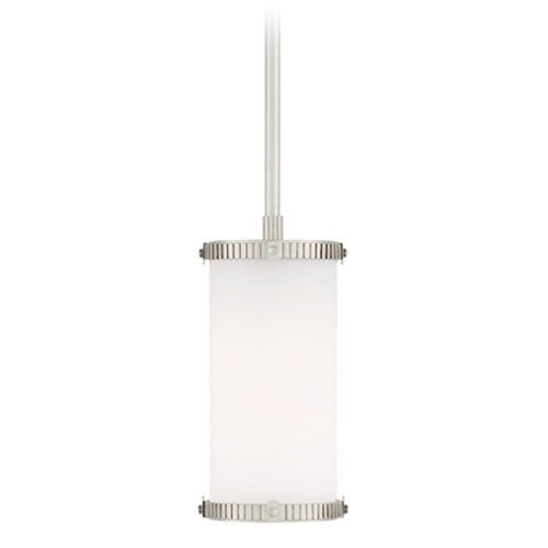 Visual Comfort Signature Collection Thomas OBrien Calliope Mini Pendant in Nickel by Visual Comfort Signature TOB5185PNWG