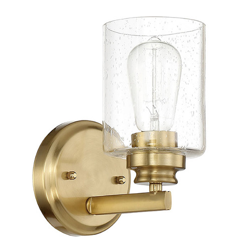 Craftmade Lighting Bolden Satin Brass Sconce by Craftmade Lighting 50501-SB