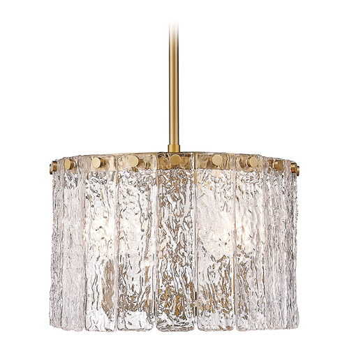 Glacier Modern Gold Pendant by Z-Lite