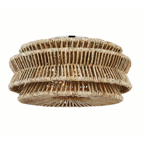 Chapman & Myers Antigua Semi-Flush Mount in Nickel by VC Signature