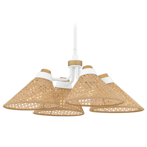 Quoizel Lighting Graft Matte White Chandelier