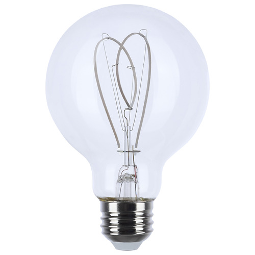 6W G25 2700K Flex Gray Filament Clear LED Light Bulb by Satco Lighting