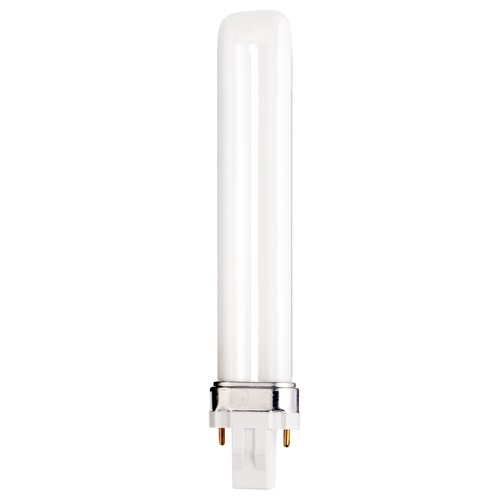 Compact Fluorescent Twin Tube Light Bulb 2-Pin Base 4100K by Satco Lighting