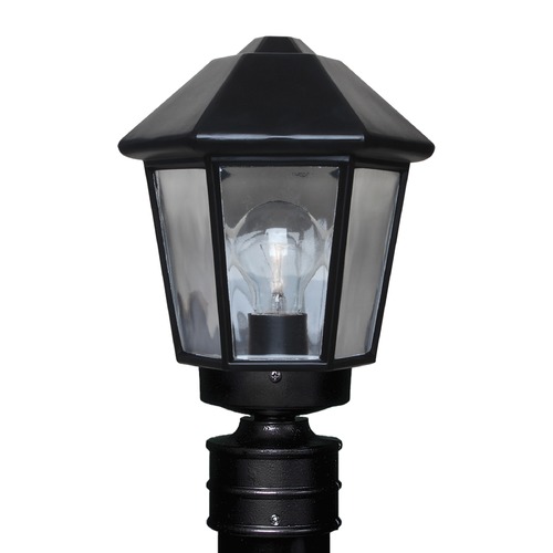 Post Light Black Costaluz by Besa Lighting