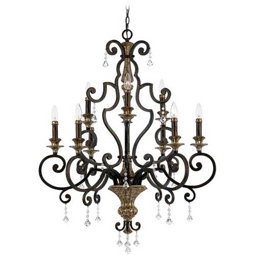 Marquette 9-Light Chandelier in Heirloom by Quoizel Lighting