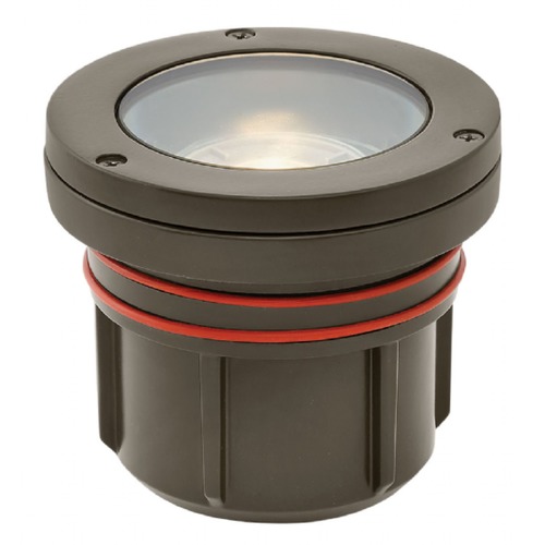 4.50-Inch 12V LED Flat Top Well Light in Bronze by Hinkley Lighting