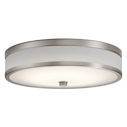 Modern LED Flush Mount Light Champagne Pira by Kichler Lighting