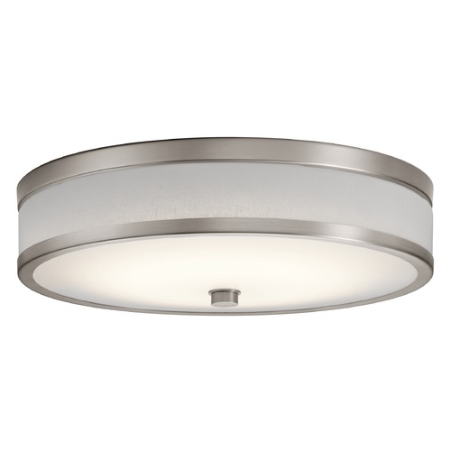 Kichler Lighting Modern LED Flush Mount Light Champagne Pira by Kichler Lighting 11303CPLED