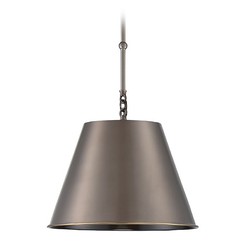 Savoy House Savoy House Lighting Alden Old Bronze Pendant Light with Empire Shade 7-132-1-323