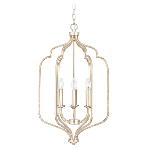 Ophelia 18-Inch Wide Foyer Lantern in Winter Gold by Capital Lighting