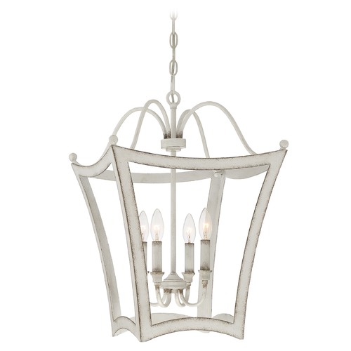 Quoizel Lighting Summerford Antique White Pendant by Quoizel Lighting SUM5216AWH
