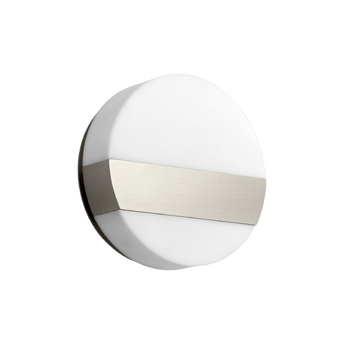 Oxygen Aurora 6-Inch LED Wall Sconce in Satin Nickel by Oxygen Lighting 3-551-24