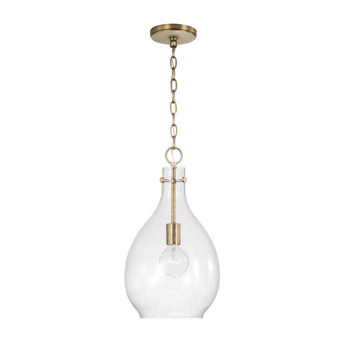 HomePlace by Capital Lighting Brentwood 18-Inch Pendant in Brass by HomePlace by Capital Lighting 349011AD