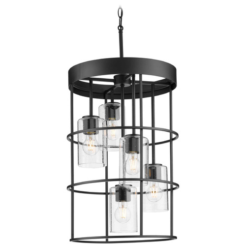Progress Lighting Progress Lighting Safford 1-Light Matte Black Mini Pendant P500402-31M