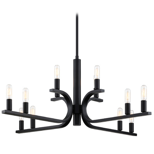 Designers Fountain Skye Matte Black Chandelier