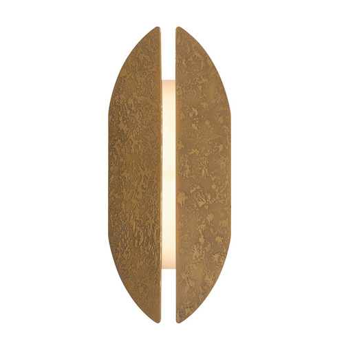 Inntra 14-Inch LED Outdoor Wall Light in Brass by Eurofase Lighting