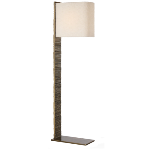 Fumar 55-Inch Floor Lamp in Ridged Tombac by Visual Comfort Signature
