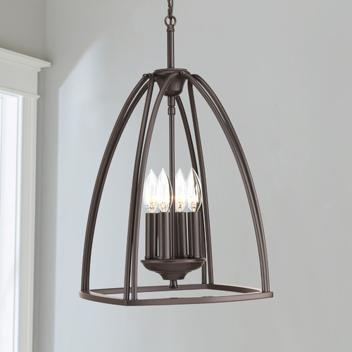 Tally Antique Bronze Pendant by Progress Lighting