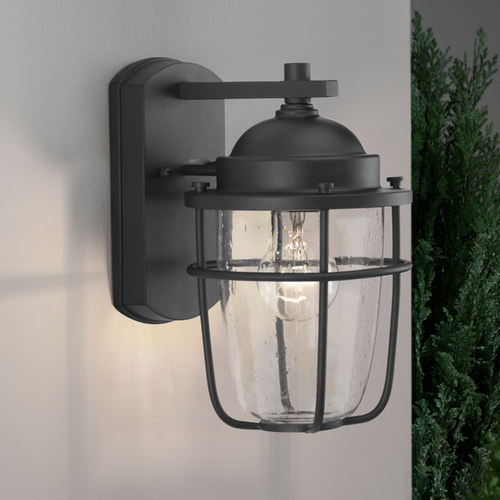 Progress Lighting Holcombe Black Outdoor Wall Light by Progress Lighting P560065-031