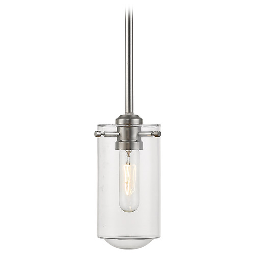 Delaney Brushed Nickel Mini Pendant by Z-Lite