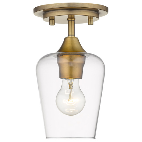 Joliet Olde Brass Semi-Flush Mount by Z-Lite