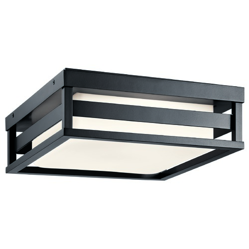 Ryler 12-Inch Black LED Flush Mount by Kichler Lighting