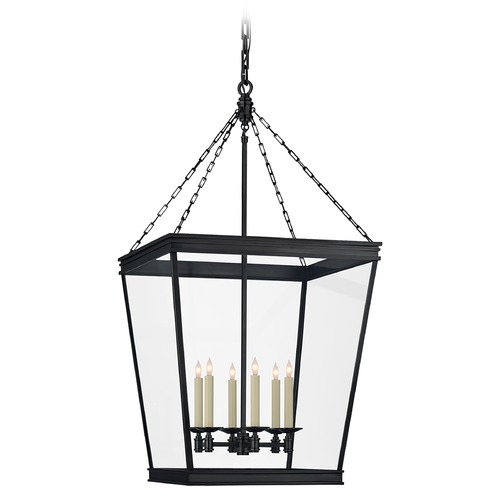 Chapman & Myers Launceton Square Lantern in Bronze by Visual Comfort Signature