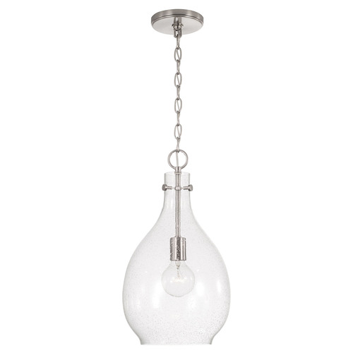 Brentwood 18-Inch Pendant in Nickel by HomePlace by Capital Lighting