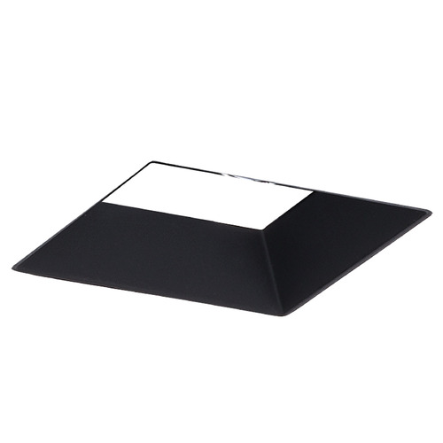 WAC Lighting 2-Inch FQ Shallow Black LED Recessed Trim by WAC Lighting R2FSA1L-927-BK