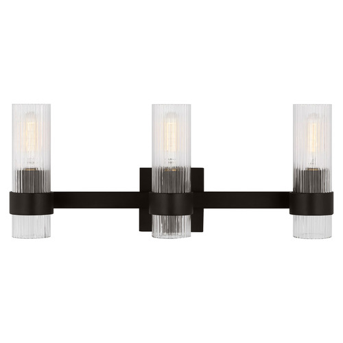 Visual Comfort Studio Collection Chapman & Myers Geneva Aged Iron Bathroom Light