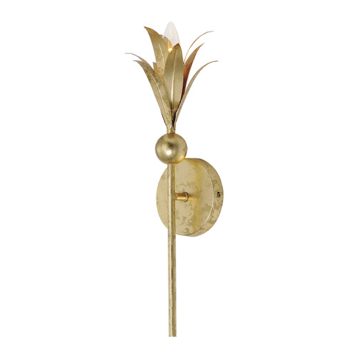 Paloma Gold Leaf Sconce by Maxim Lighting