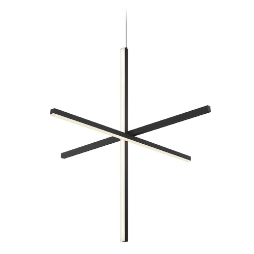 Matteo Lighting Crosley Matte Black LED Pendant Light