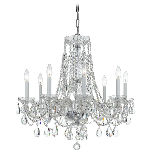 Crystorama Lighting Traditional Crystal Polished Chrome Crystal Chandelier