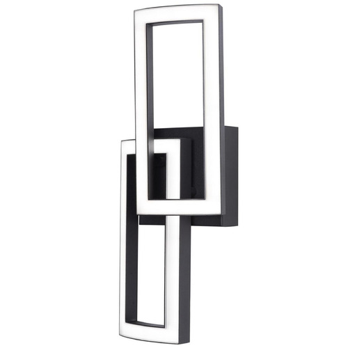 AFX Lighting Afx Lighting Sia Black LED Sconce SIAS0717LAJUDBK