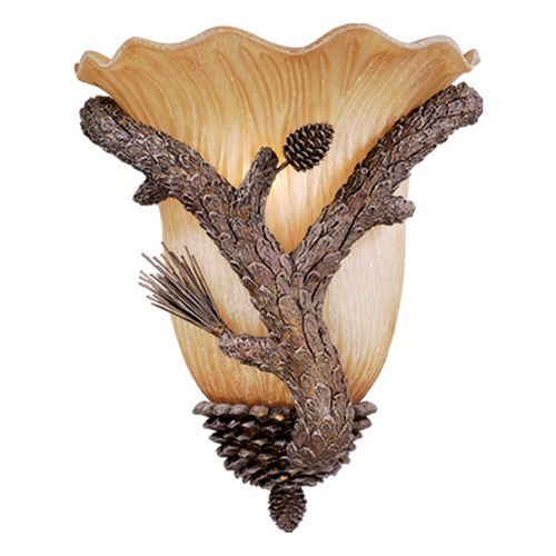 Vaxcel Lighting Aspen Pine Tree Sconce by Vaxcel Lighting AS-WSU120PT