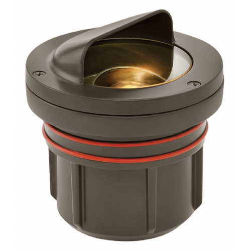 4.50-Inch 12V LED Shielded Well Light in Bronze by Hinkley Lighting