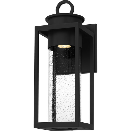 Quoizel Lighting Donegal Outdoor Wall Light in Matte Black by Quoizel Lighting DGL8407MBK