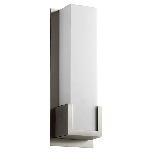 Oxygen Orion 13.5-Inch LED Wall Sconce in Satin Nickel by Oxygen Lighting 3-540-24