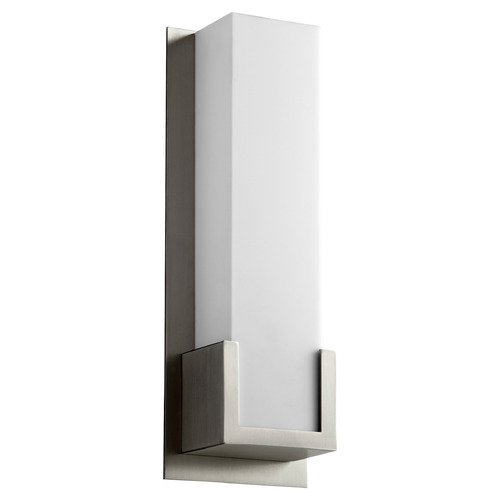 Orion 13.5-Inch LED Wall Sconce in Satin Nickel by Oxygen Lighting