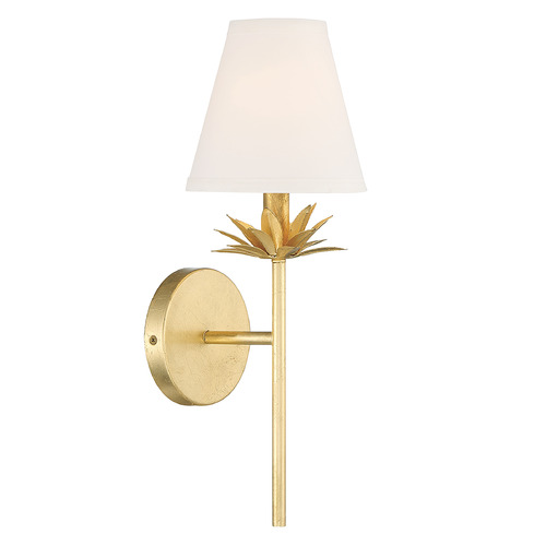 Meridian 17-Inch High Wall Sconce in True Gold by Meridian M90077TG