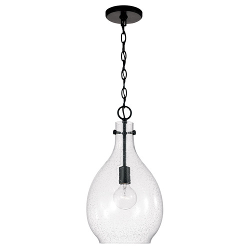 HomePlace by Capital Lighting Brentwood 18-Inch Pendant in Black by HomePlace by Capital Lighting 349011MB