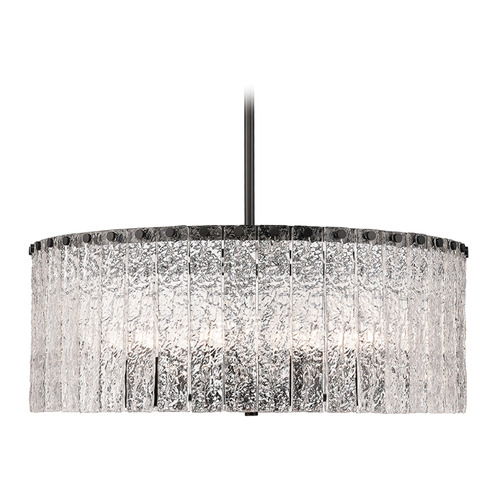 Glacier Matte Black Pendant by Z-Lite